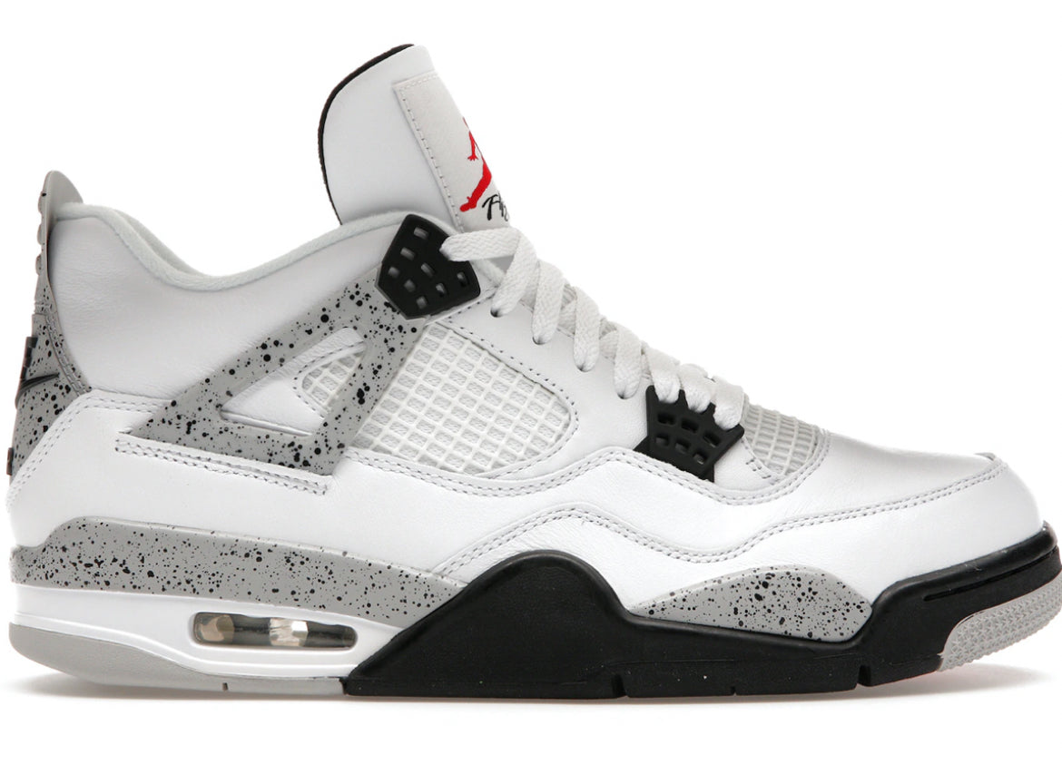 Air Jordan 4 White Cement