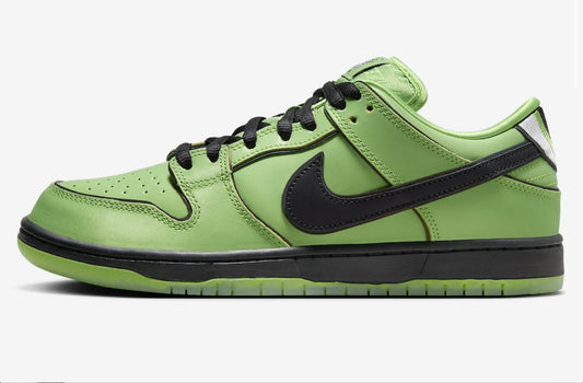 SB Dunk Low Powerpuff Green